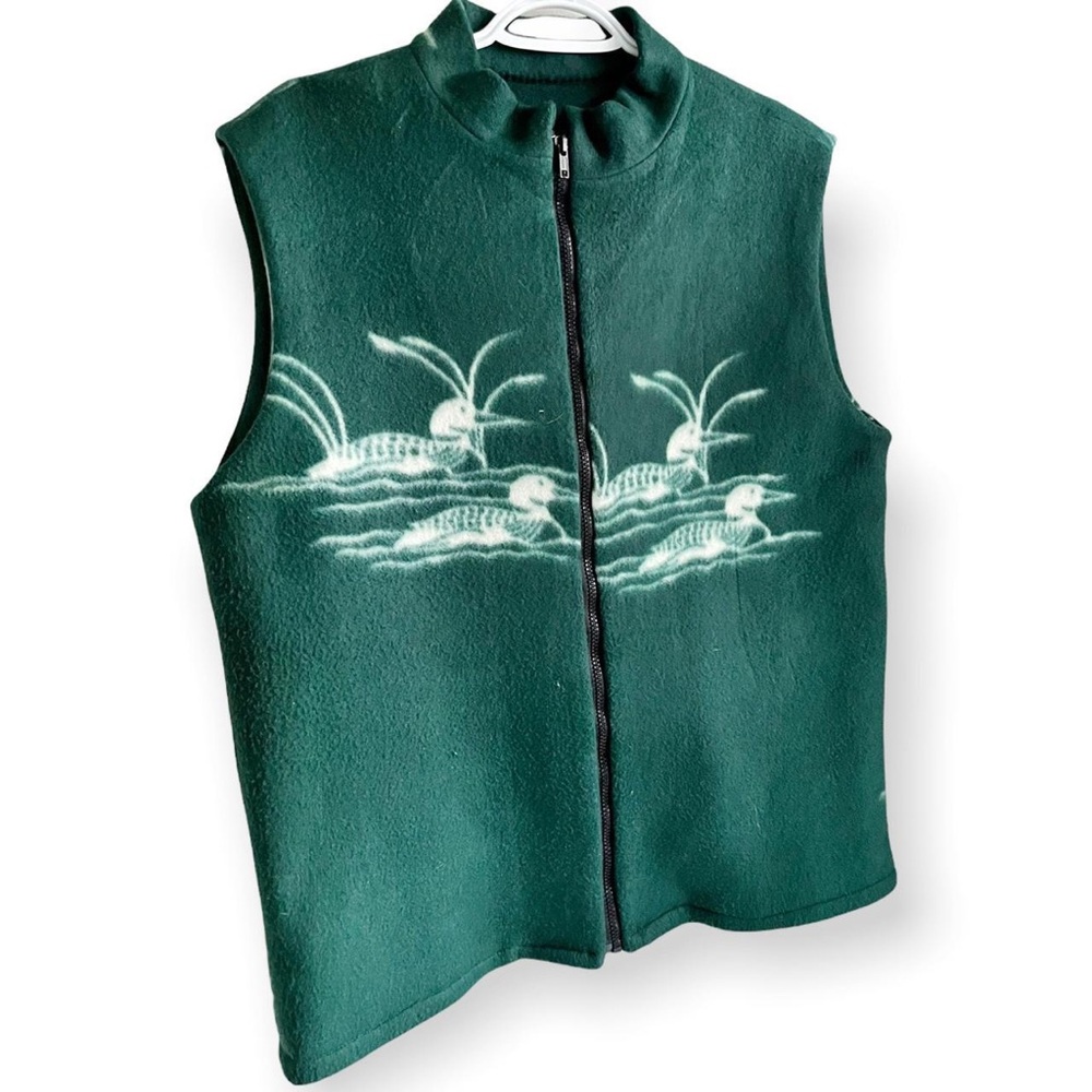 Vintage fleece ducks 🦆 vest